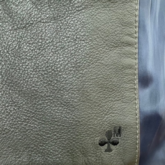 Men’s Club Monaco Leather Jacket - Picture 7 of 8